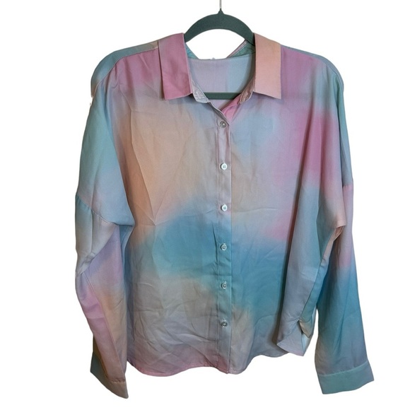 Superdown Sunset Button Down Shirt - Picture 1 of 5